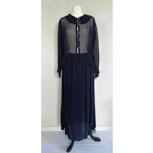 Bodil Women's Lagenlook 2pc Set Top & Maxi Skirt